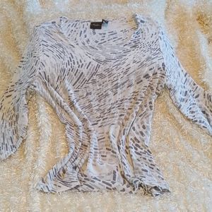 COPY - Chico's " travelers" acetate/Spandex top S…